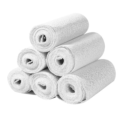 Plaster Cloth Rolls 12.5CM x 2.7M Plaster Strips Gauze Bandages Belly Casting Kit Pregnancy Plaster of Paris for Art Craft Projects, Mask Making, Sculptures, Scenery Construction