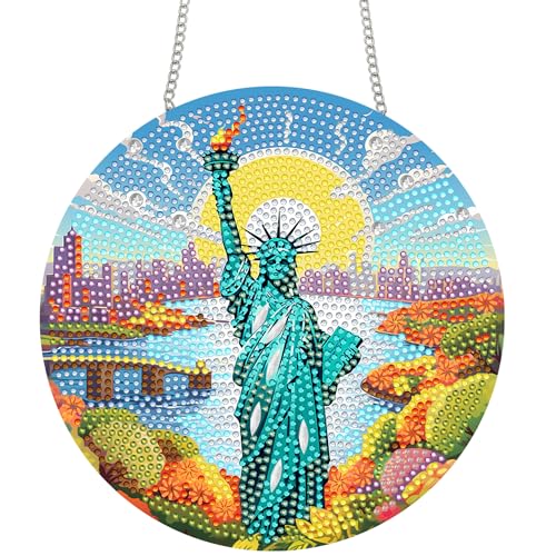 Bimkole Free Muse Hanging Diamond Pearl Art Kits for Adults Pendant C48 - color: Sculpture