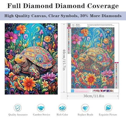 HHMATITS Sea Turtle Diamond Art Kits for Adults 12x16inch - color: Sea Turtle