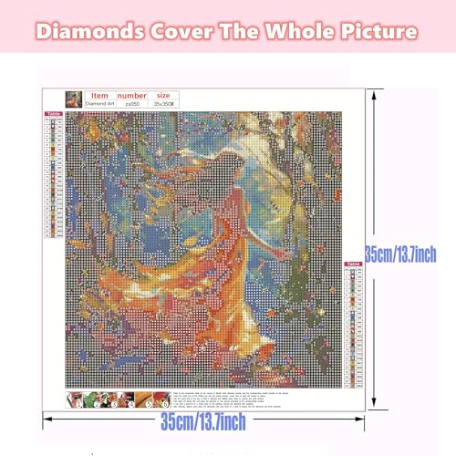 Ohhvvow Abstract Oil Painting Girl Diamond Art Painting Kits for Adults, Full Drill Diamond Dots Paintings for Beginners Round 5D Paint Gem Art Painting Kits for DIY Crafts, 14x14 Inch - color: Abstract Oil Painting Girl