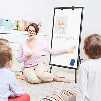 Maxtek Easel Whiteboard 36 x 24, Stand Tripod with Height Adjustable, Black | 3' x 2' Magnetic Dry Erase Surface, Flipchart Stand, Portable Tripod Easel for Office, Teaching, Home and Classroom - style: 36x24 Black