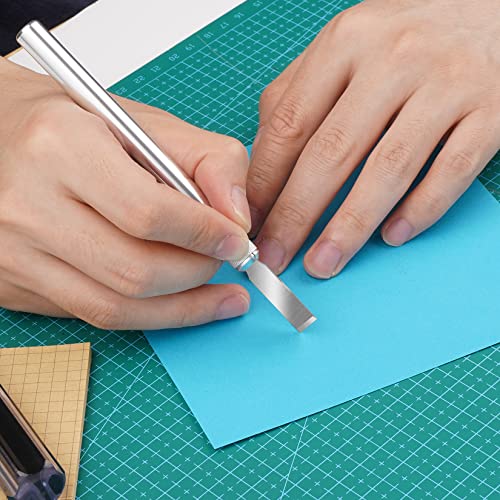 DIYSELF 150 PCS #18 Exacto Knife Blades, SK5 Hobby Knife Replacement Blade | Chisel-Edge Craft Knife Blades for Flat Cuts and Trimming, Durable Art Knife Blades for Paper, Wood, Leather and Models - size: #18