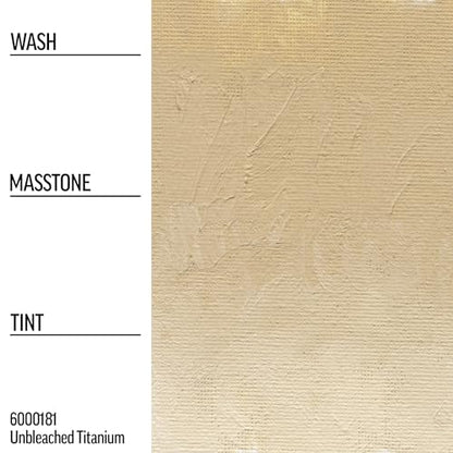 Williamsburg Artist Oil Colors, Unbleached Titanium, 37 ml Tube | Artist grade oil paint delivering rich texture, high pigment load, and distinctive handmade character. - color: Unbleached Titanium, size: 1.25 Fl Oz (Pack of 1)