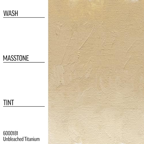 Williamsburg Artist Oil Colors, Unbleached Titanium, 150 ml Tube | Artist grade oil paint delivering rich texture, high pigment load, and distinctive handmade character. - color: Unbleached Titanium, size: 5.07 Fl Oz (Pack of 1)