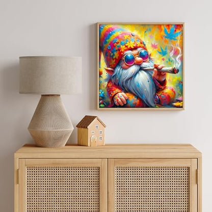Ohhvvow Christmas Diamond Art Painting Kits for Adults, Full Drill Santa Claus Diamond Dots Paintings for Beginners 5D Round Diamonds Pictures Gem Art Painting Kits DIY Crafts, 14x14 Inch - color: Santa Claus