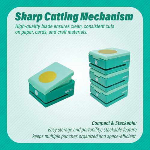 Creative Effort-Saving Kids' Educational Flower - Shaped Paper Puncher - 1.5 inch, Kid-Safe for Art Projects & Home Decoration - size: NCP-26-flower shape