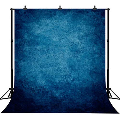 Retro Art Blue Portrait Backdrop Graduation Background Video Photography Vinyl Seamless Photo Studio Prop PGT030E 8x8ft - size: 8'X8'