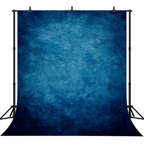 Retro Art Blue Portrait Backdrop Graduation Background Video Photography Vinyl Seamless Photo Studio Prop 10x10ft - size: 10'X10'