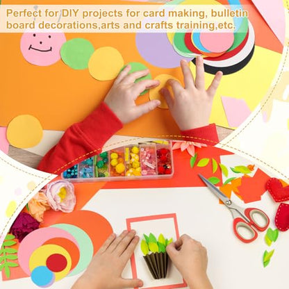 PATIKIL 60 Sheet Circle Card Stock, 2 Inch Round Cutouts Paper Thick Cardstock Coaster for DIY Craft Projects Printing Supplies Bulletin Board Decor, Black | Cutouts Paper Coaster for Office Supplies DIY Craft Projects Classroom Printing Bulletin Board De