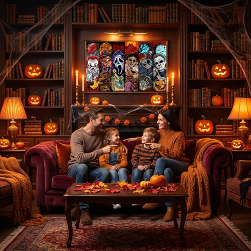Halloween Diamond Art Kits for Adults Beginners,Large Size Diamond Painting - color: diamond Halloween-26-2