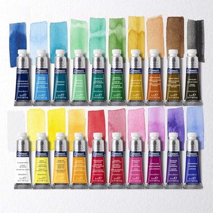 Winsor & Newton Cotman Watercolor Paint Set, 20 Colors, 5ml (0.17-oz) Tubes - style: 20 Tube Set 5ml