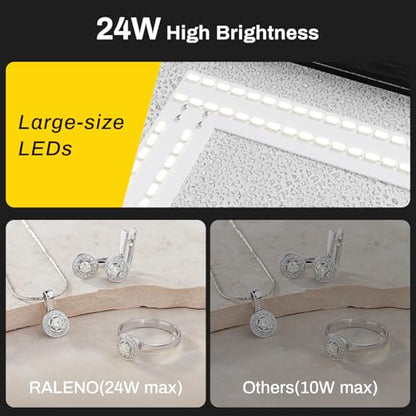 24W Light Box with Adapter, 16"x12" Lightbox for Product Photography | Dimmable LED Lights(CRI>97, 5500K), 6 Anti-Wrinkle Backdrops, Multi-Angle Shooting, Portable&Quick Setup, Unique Front Cover - size: 16*12*12 inch