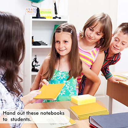 36 Pack Soft Cover Journal Bulk, Feela Lined Blank Travel Journal for Women Men Writing, Notebooks College Ruled for Work, Note Taking Notebook School Business Supplies, 8.2” x 5.5”, A5, Yellow - color: 36 Yellow
