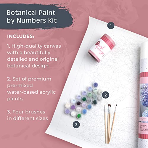 Pink Picasso Paint by Number Kit, Adults & Teens,16x20, Happily Hydrangea - color: Happily Hydrangea