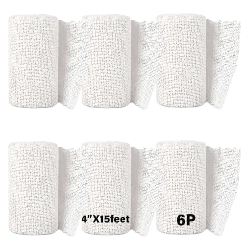 6P 4“X15 feet Plaster Cloth Rolls Paris Belly Casting Kit Pregnancy 4" W x 90 feet L - size: 4"X15f, style: 6P