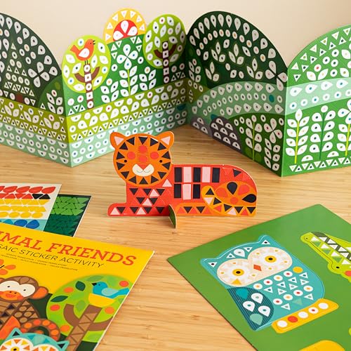 Petit Collage Mosaic Sticker Activity: Animal Friends