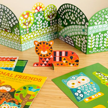 Petit Collage Mosaic Sticker Activity: Animal Friends