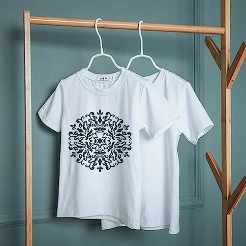6 Pcs Small Pattern Mandala Stencils Reusable Mandala Dot Painting Templates DIY Geometric Spray Paint Stencil Drawing Craft Stencil for Wood Wall Tile Floor Canvas Furniture Rock Concrete (6x6) - color: Elegant style