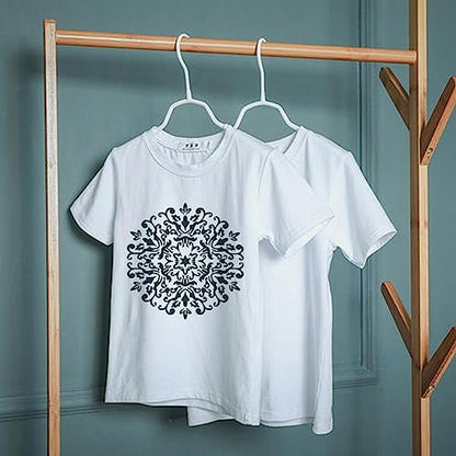 6 Pcs Small Pattern Mandala Stencils Reusable Mandala Dot Painting Templates DIY Geometric Spray Paint Stencil Drawing Craft Stencil for Wood Wall Tile Floor Canvas Furniture Rock Concrete (6x6) - color: Elegant style