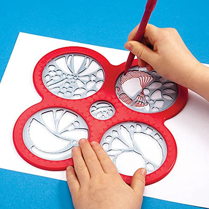 Spirograph – Cyclex Set – Art Kit – Rotating Stencil Wheel Creates Countless Designs – For Ages 8+ - style: Cyclex