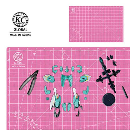 KC GLOBAL A4 (12"x9") Self-Healing Cutting Mat (Pink) - Sturdy, Reversible, Eco-Friendly, Non-Slip. Premium Desk Mat for Crafters, Quilters, and Hobbyist - color: Pink, size: 12"L x 9"W