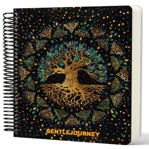 Hardcover Sketchbook,7.2" x 8.3" Spiral Bound Drawing Pad,World Tree | 150gsm(92lb)Acid-Free Thick Paper,Blank Art Journal for Adults,Artists&Beginners,Ideal for Sketching,Doodling and Mixed Media - color: world tree