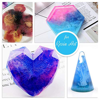 24 Alcohol Ink Set - 10 Vibrant Colors Alcohol Inks with 14 White Alcohol-Based Ink for Resin Petri Dish Making, Epoxy Resin Painting - Alcohol Color Dye for Resin Art, Tumbler Making - 0.35oz Each