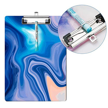 NiArt A4 Clipboard Epoxy Resin Mold & 5 Stainless Steel Low-Profile Clips