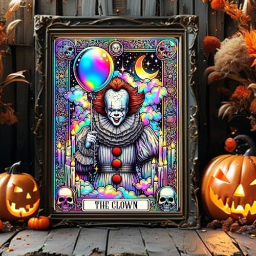 VeGuude Halloween Diamond Art Kits for Adults Home Wall Decor Gift 12x16 in - color: DP04281
