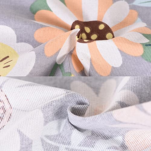2 Pack Floral Apron for Women with Pockets, Adjustable Cotton Chef Aprons for Kitchen, Cooking, BBQ & Grill - color: Green/Leaves