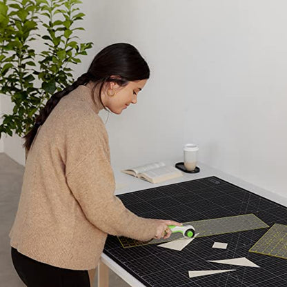 Elan Cutting Mat A0 Black & Taupe, Extra Large Self Healing Cutting Mat 36 x 48 Inch, 5-Ply Craft Board Black, Hobby Board for Crafts 36x48 Inch - style: 48 x 36"
