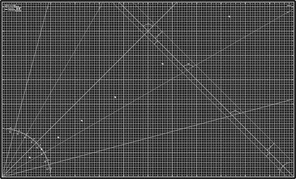 Elan Cutting Mat 36x60 Black & Taupe, Extra Large Self Healing Cutting Mat 36 x 60 Inch, 5-Ply Craft Board Black, Hobby Board for Sewing and Quilting - style: 60 x 36"