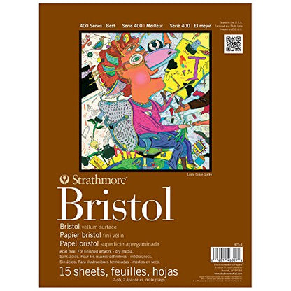 Strathmore 400 Series 2ply Vellum Bristol - 9x12