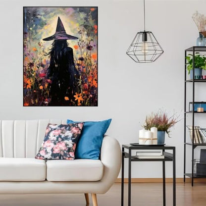 WUDWL Halloween Witch Diamond Art Kits for Adult Diamond Painting Kit - color: DP04614