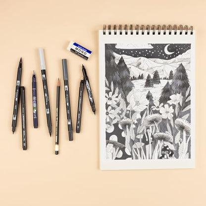 Tombow 56302 Illustration Set. Tools for Drawing and Illustrating