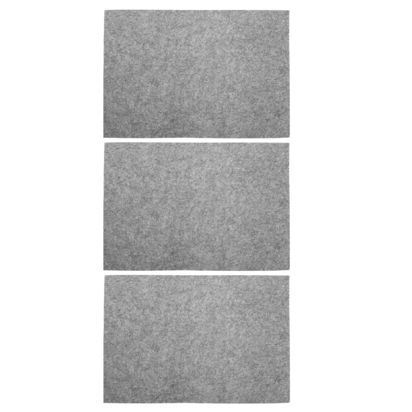 KALLORY 3PCS Thick Felt Calligraphy Mat for Writing Practice Wool Felt Pad for Students Artists Suitable for Home Classroom Use
