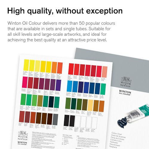 Winsor & Newton Winton Oil Color Paint, Starter Set, 10 x 37ml Tubes, 1.25 Fl Oz (Pack of 10) - style: Starter Set - 10 x 37ml