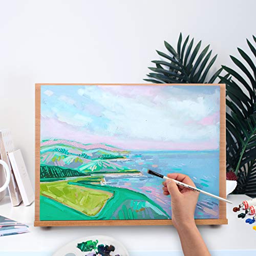 Falling in Art 5 Position Wood Drafting Table Easel Drawing&Sketching Board | 16 1/2 Inches by 12 1/8 Inches - style: 16 1/2 L * 12 1/8 W