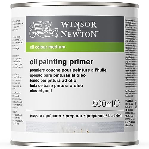 Winsor & Newton Oil Painting Primer, 500ml (16.9-oz) Tin - color: Oil Painting Primer, style: 16.9-oz Bottle