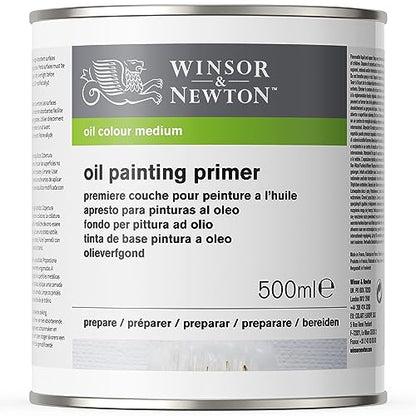 Winsor & Newton Oil Painting Primer, 500ml (16.9-oz) Tin - color: Oil Painting Primer, style: 16.9-oz Bottle