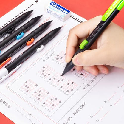 M&G 6 Pack Mechanical Pencils with Erasers 1.8mm, 3 Tubes of Lead Refills, Bulk Mechanical Pencils for School Supplies, Teacher Supplies, Drawing Pencils, Sketching Pencils