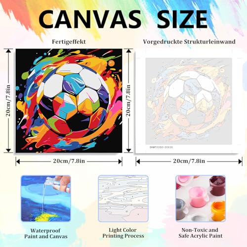 Paint by Numbers Kit for Adults Beginners & Kids Ages 8-12 with Frame - color: style-6