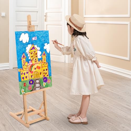 Floor Standing Easel Studio H Frame Easel Painting Canvas Holder Stand Art Easel