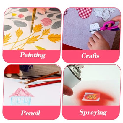 100 Pcs Small Stencils for Painting, 2 x 2 Inch Reusable Mini Stencils