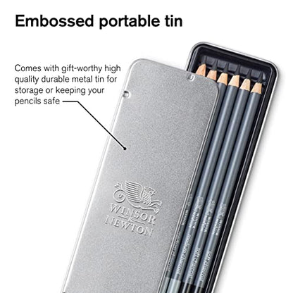 Winsor & Newton Studio Collection, 6 Count, Charcoal Pencils - style: 6 Charcoal Pencils