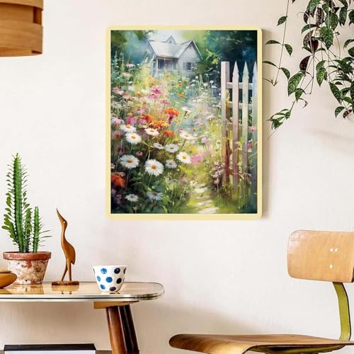 niurenmaoyi Garden Paint by Numbers Kit for Adult Beginner,16X20in - color: Adults' Paint-By-Number Kits-0521-07