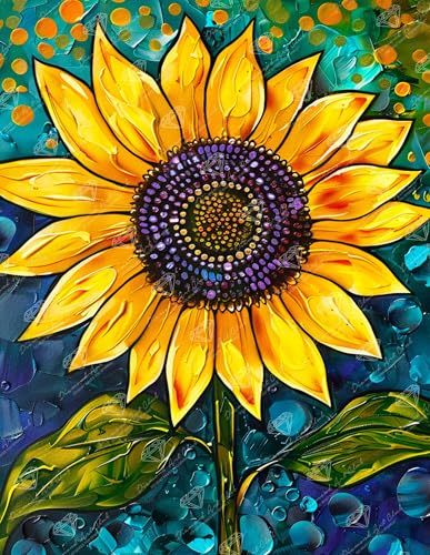 DIAMOND ART CLUB Golden Majesty Diamond Art Kits for Adults | Premium Diamond Painting Kit, Fun DIY Crafts for Adults, Round Diamond Art Canvas, 13" x 17" (33 x 42.7 cm) - color: Golden Majesty