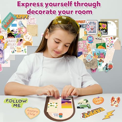 EggSun Light-Up Wall Collage Kit for Teen & Tween Girls 1000+ DIY Craft Pieces for Creative Illuminated Bedroom Art, Birthday and Room Decor Gift, Ages 11, 12,13, 14, 15, 16