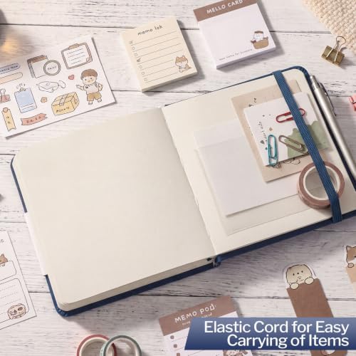 Sketch Book 5 x 5 Inch Navy Blue Small Sketchbook,80 Sheets Drawing Pad | Lay Flat, Square Drawing Journal with Ribbon Bookmark & Inner, Pocket Acid Free Paper for Pencil Charcoal Pen Travel Art - color: Navy Blue
