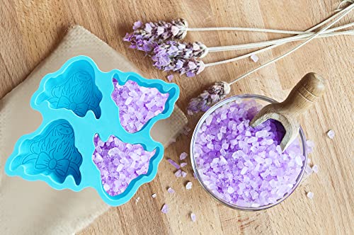 Silicone Molds for Freshies, Highland Cow Car Freshie Mold Car Freshies Supplies Molds Silicone Oven Safe Making Kit with 12PCS Car Vent Clips for Freshies Resin Soap Candles - color: Highland Cow